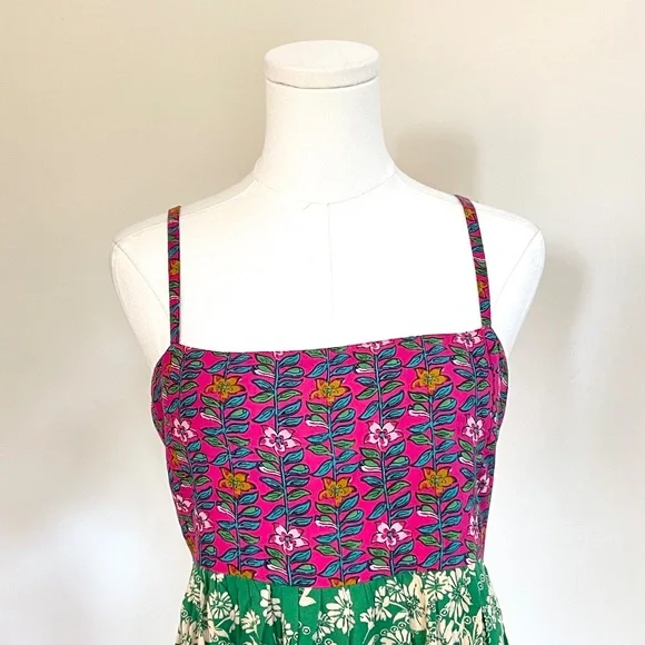 Natural Life Boho Forest Fairy Smocked Dress Women Medium Festival Summer Beach - Picture 2 of 12